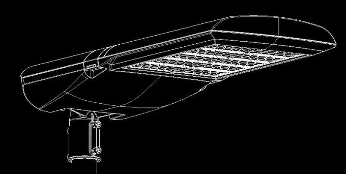 la route menée par 150lm/W allumant la lumière menée IP66 de route de puissance élevée en aluminium moulage mécanique sous pression