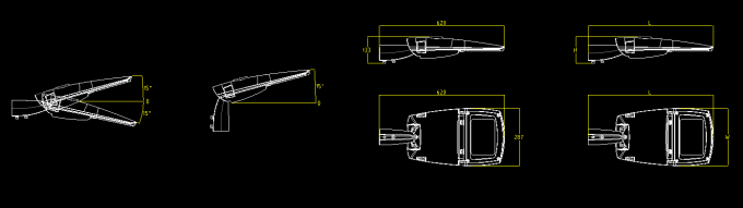 Temps extérieur de la vie des appareils d'éclairage de chaussée de réverbères d'IP66 145lm/W LED 5000h