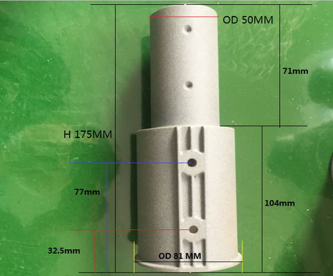 l'adaptateur Backet de réverbère de 60mm 50mm moulage mécanique sous pression le bras en aluminium