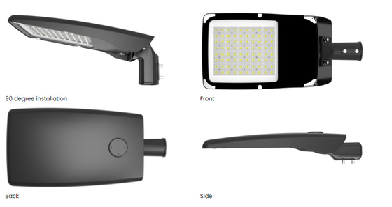 Puissance élevée imperméable extérieure en aluminium 60w de 3030 de SMD LED réverbères