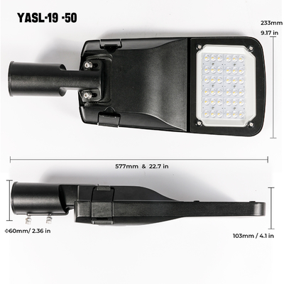Lampe menée extérieure imperméable 50w 100w 150w 200w de route de réverbère Ip66