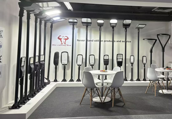 CRI 80 Lampe de rue à structure simple avec un rendement d'alimentation élevé