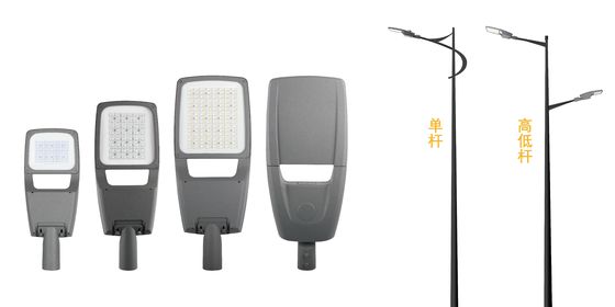 Lampes d'éclairage de rue à LED IP65 avec une large plage de température de couleur