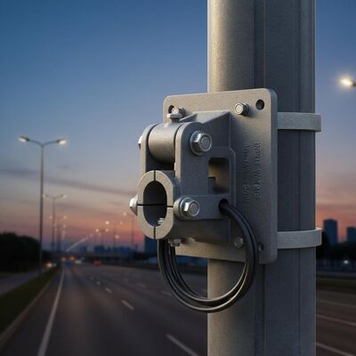 Support de montage réglable sur poteau pour éclairage de jardin LED extérieur pour route principale Puissance d'entrée 30~120