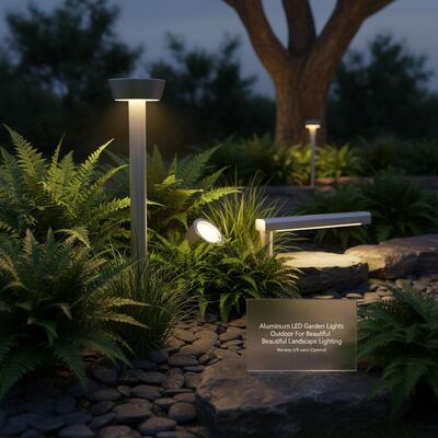 Éclairage de jardin LED en aluminium pour un bel éclairage paysager Garantie 5/8 ans (en option)